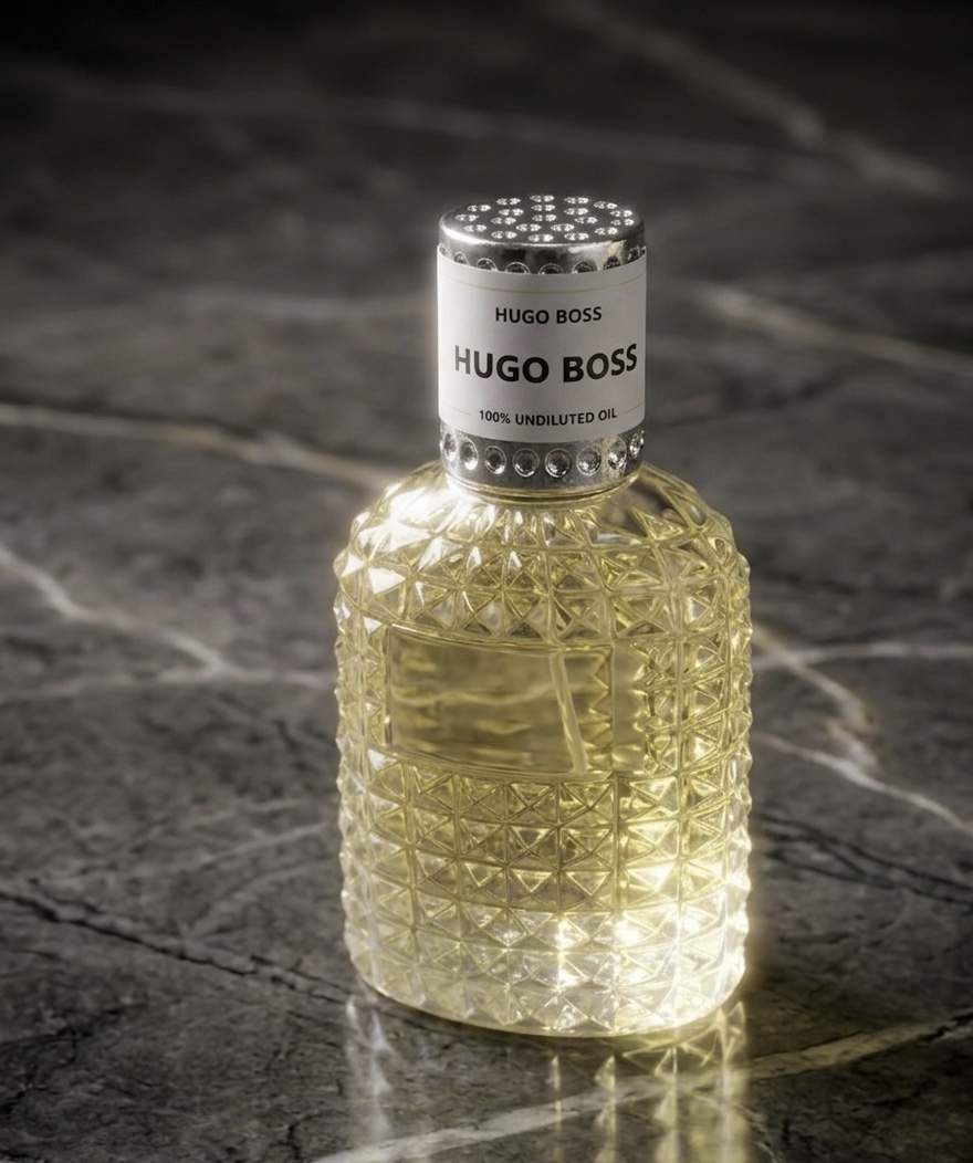 Hugo Man perfume bottle