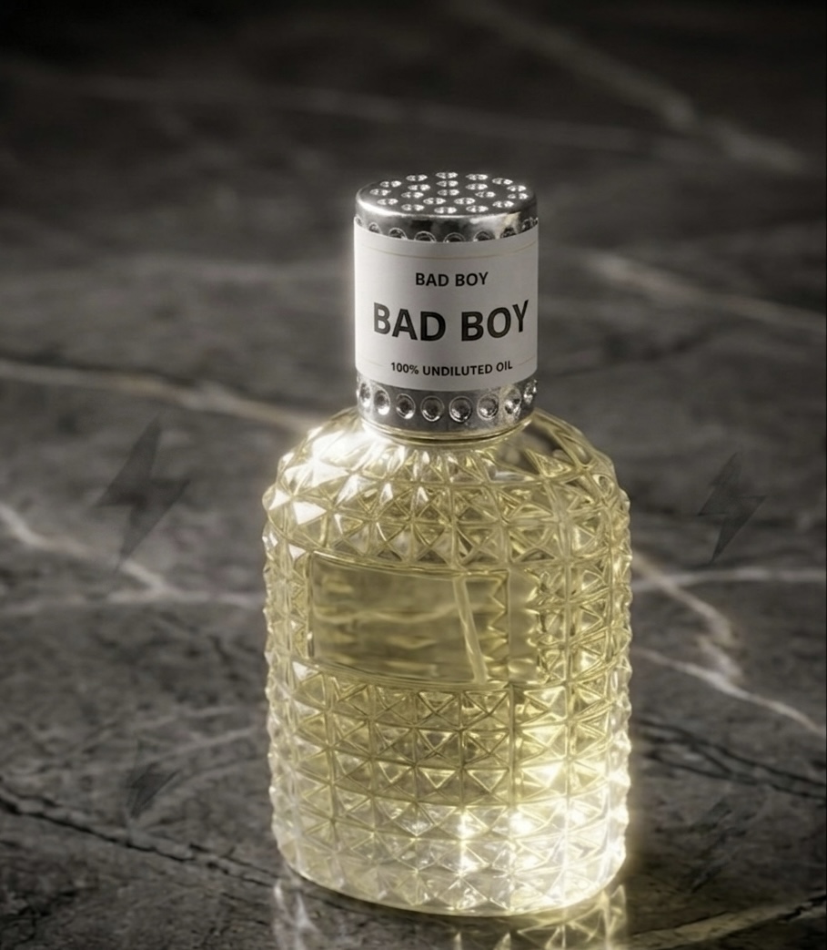 Bad Boy perfume bottle