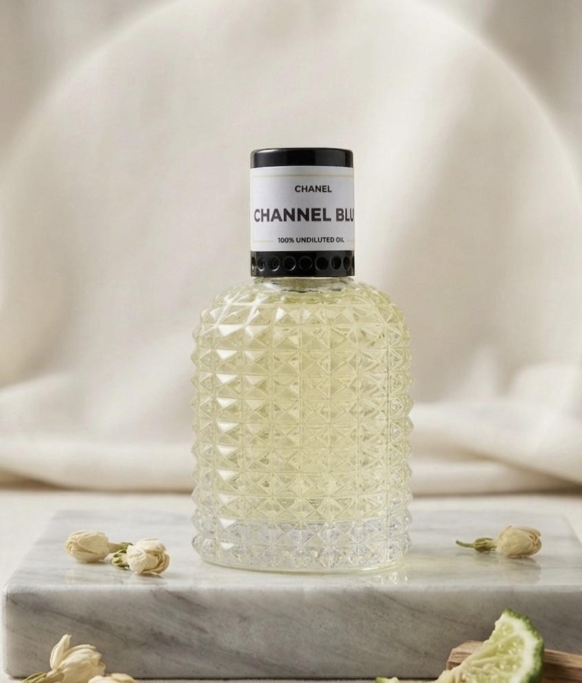 Chanel Bleu perfume bottle